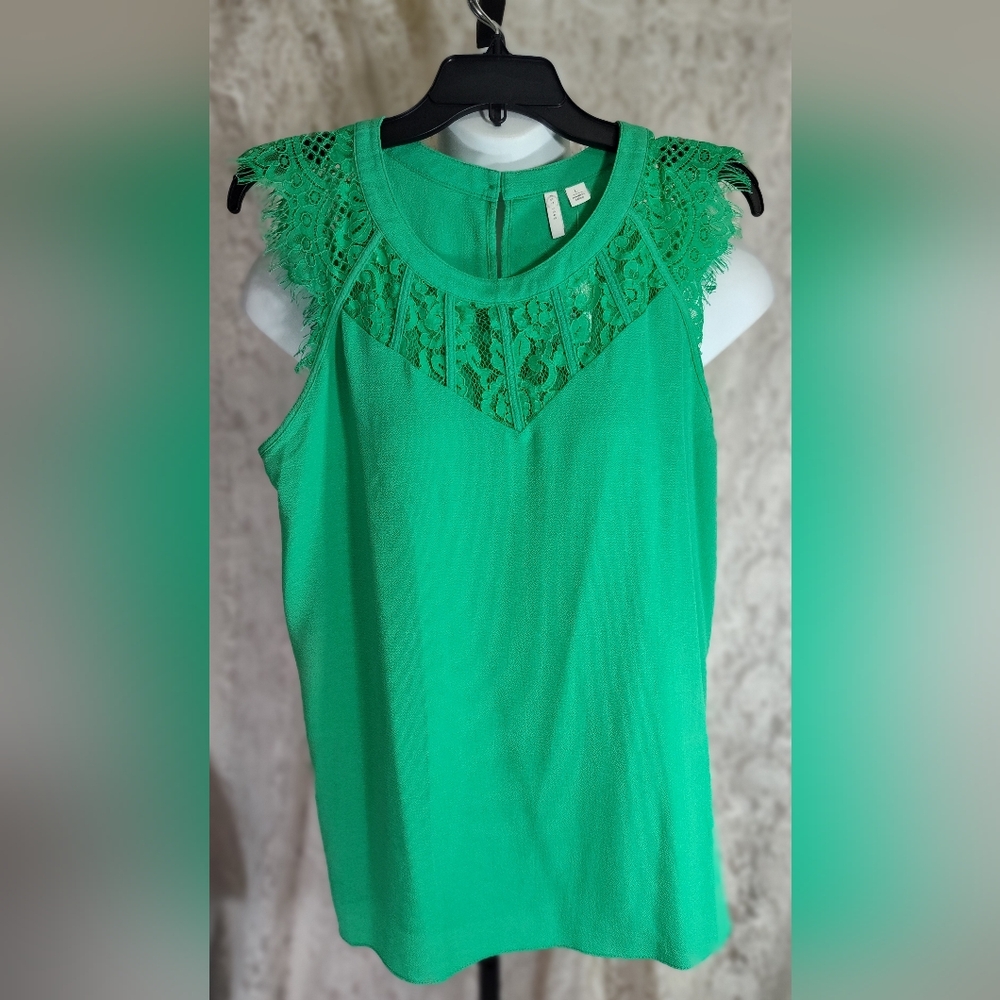 Jade Green accent lace. NWT